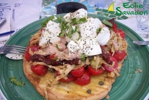 Salina Panarea Stromboli om natten