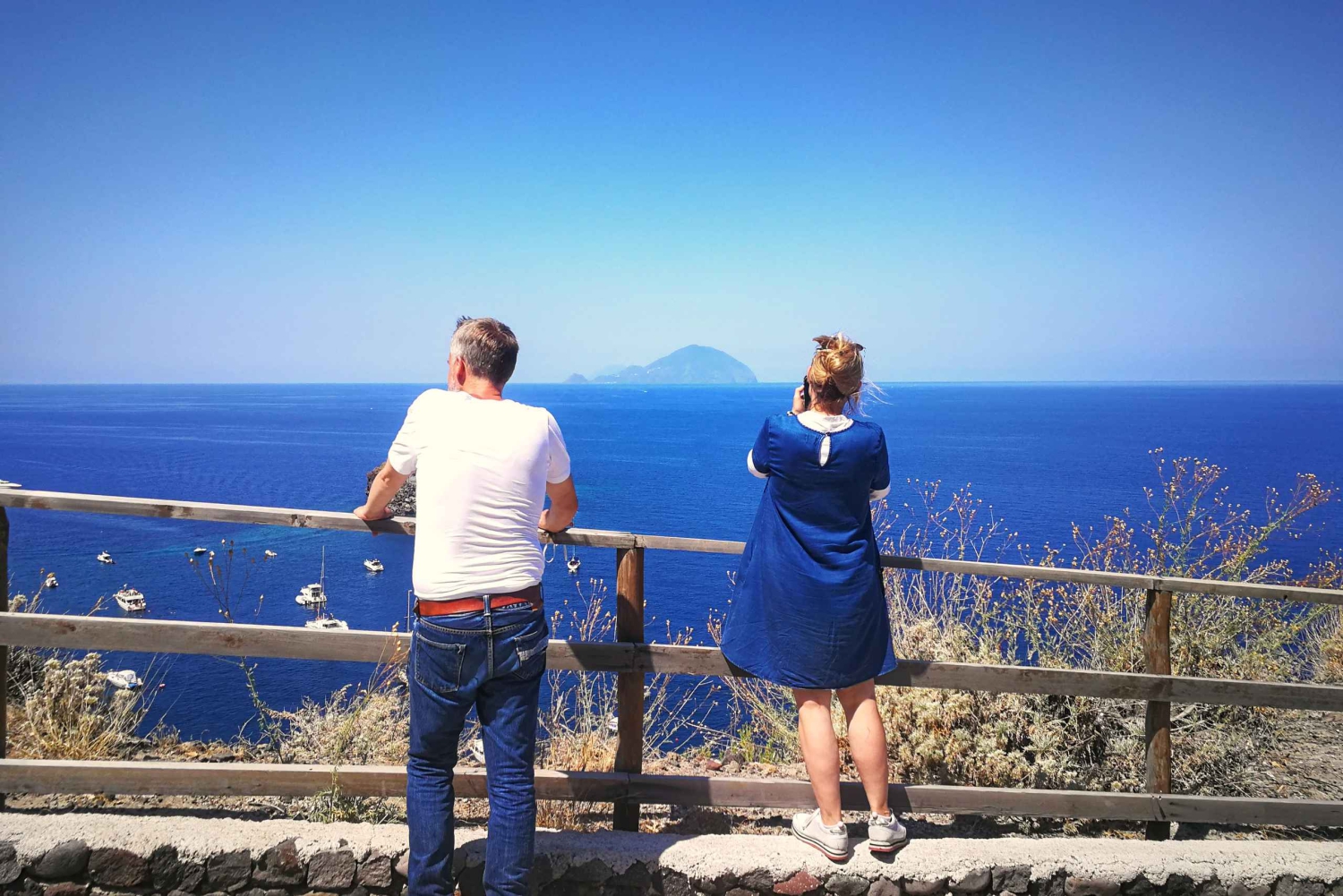 Salina: Private tour of the Aeolian Islands' greenest island