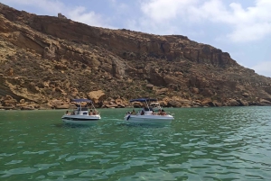 San Leone: tour di mezza giornata in barca Scala dei Turchi con skipper