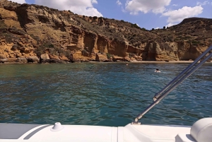 San Leone: tour di mezza giornata in barca Scala dei Turchi con skipper