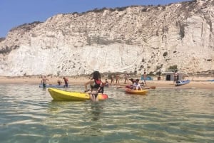 SCALA DEI TURCHI: 1-hour rental 2-seater KAYAK and 1-seater STAND UP PADDLE