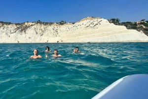 Scala dei Turchi: excursie met de rubberboot bij Scala dei Turchi