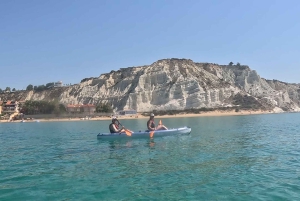 SCALA DEI TURCHI IM KAJAK – Abenteuer auf dem Meer mit Lehrer
