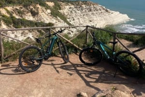 Scala Dei Turchi: E-BIKE TOUR Praias escondidas, mar, relaxamento [+SNORKELING ]