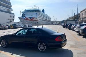 Wycieczka lądowa z portu w Mesynie: Taormina i Miejsca Ojca Chrzestnego