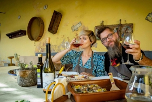 Siciliansk matlagningskurs i den historiska baglio Florio Adamo