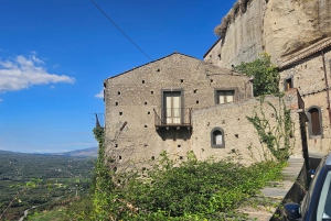 エトナ村巡り:リコッタ&ワイン試飲付きランチ