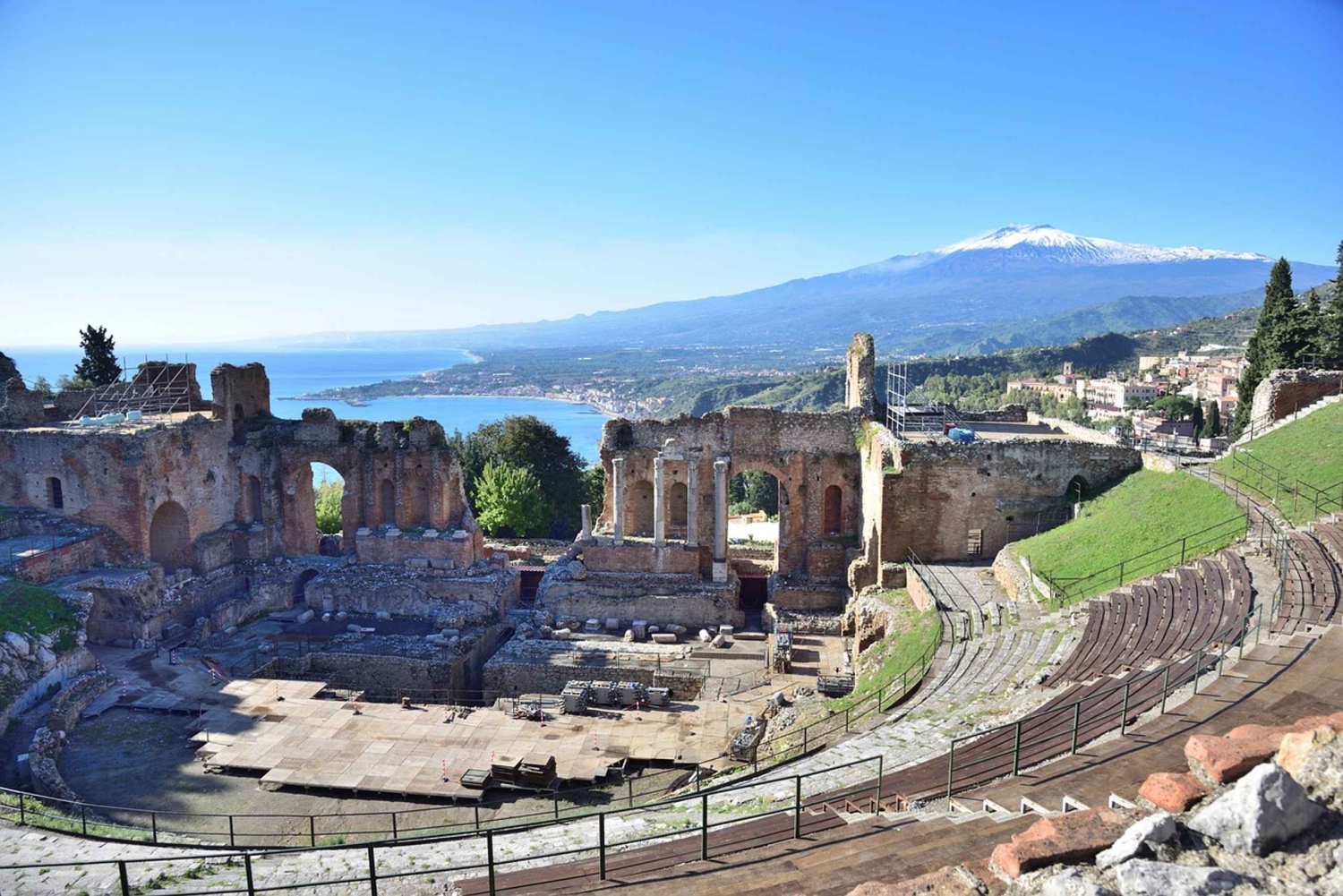 Sicile : visite du volcan Etna et de Taormina