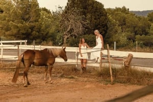 Sicile, Italie : Promenade à cheval paisible d'une heure pour débutants