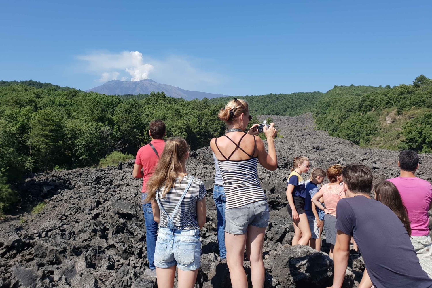 Sicilia: Etna 4x4 jeep-tur med lavagrotter og skoger