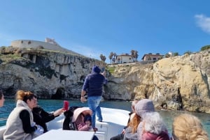Siracusa:bootexcursie van Ortigia en zeegrotten + zwemstop