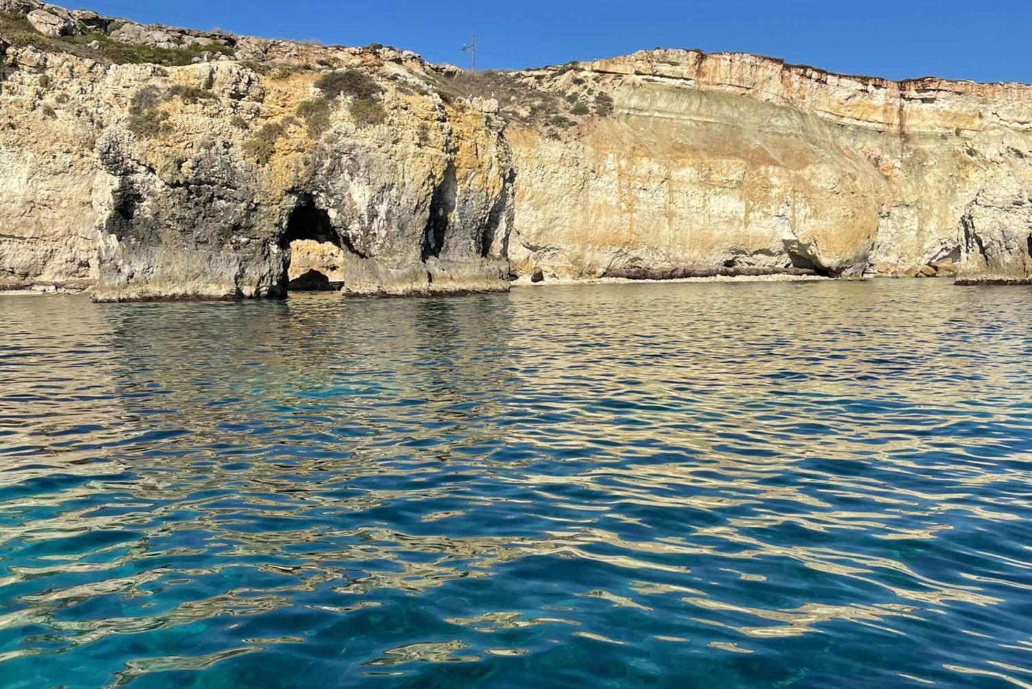 Syracuse : sortie en bateau à Ortigia avec grotte marine et snorkeling