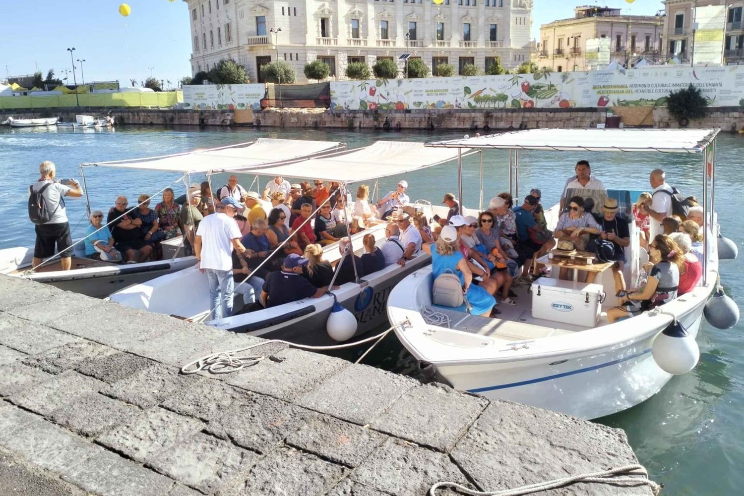 Syracuse : sortie en bateau à Ortigia avec grotte marine et snorkeling