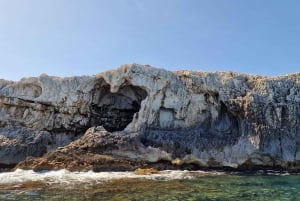 Siracusa: Ortigia & Passeio de barco às grutas marinhas com aperitivo ao pôr do sol