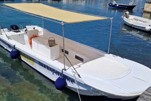 Siracusa: Ortigia & Passeio de barco às grutas marinhas com aperitivo ao pôr do sol