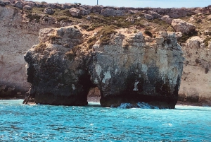 Tour met snorkelen bij de zeegrotten en het eiland Ortigia