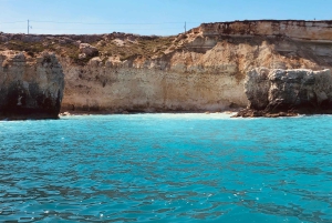 Tour met snorkelen bij de zeegrotten en het eiland Ortigia