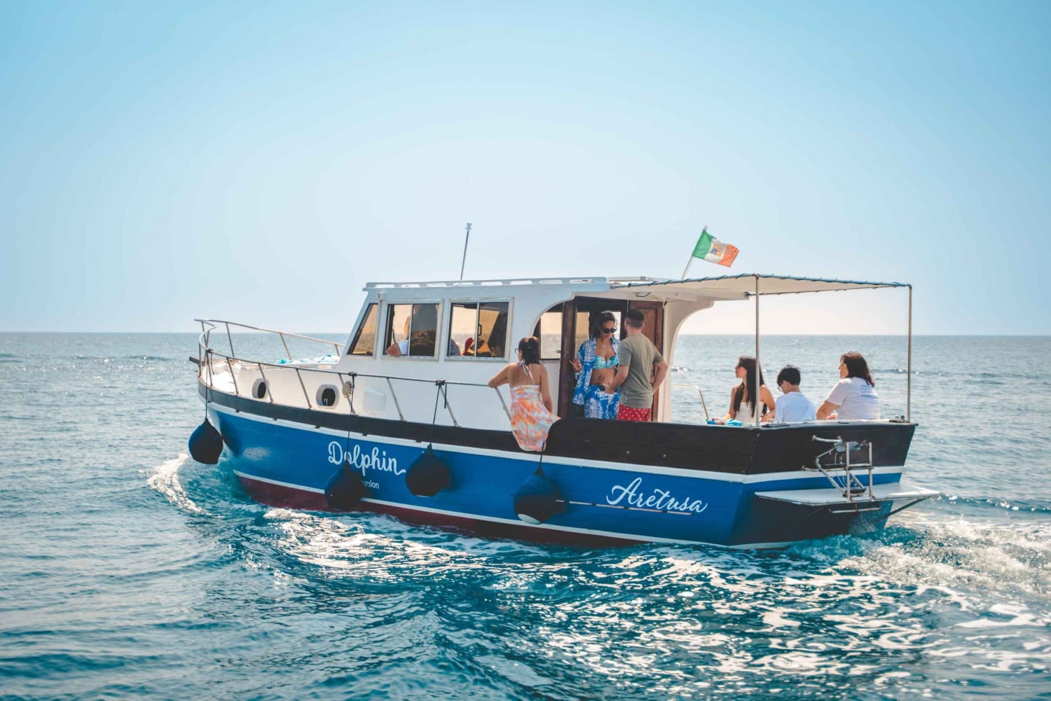 Syrakus: Bootstour mit Barbecue an Bord