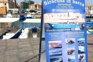 Syracuse: Veneajelu kapteeni Mirkon kanssa, snorklausta ja luolia