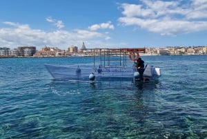 Siracusa: Tour in barca completamente trasparente della costa e delle grotte marine