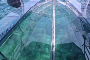 Siracusa: Tour in barca completamente trasparente della costa e delle grotte marine