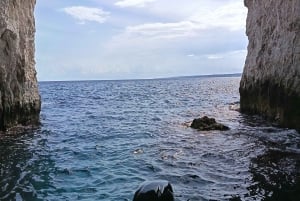 Siracusa: Ortigia e Grotte Marine Tour in Barca con Bagno