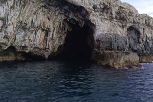 Siracusa: Ortigia e Grotte Marine Tour in Barca con Bagno