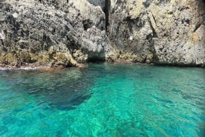 Siracusa: Båttur til øya Ortigia og grottene i havet