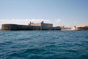 Syracuse: boottocht van een halve dag op het eiland Ortigia met aperitief