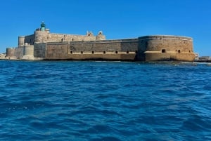 Syrakus: Bootstour zur Insel Ortigia und zur Meereshöhle mit Prosecco