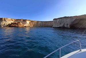 Siracusa: tour en barco por Ortigia, cuevas marinas y Pillirina