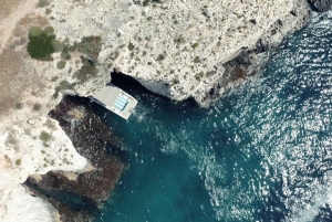 Syrakus: Private Bootstour nach Ortigia und Meereshöhlen mit Aperitif