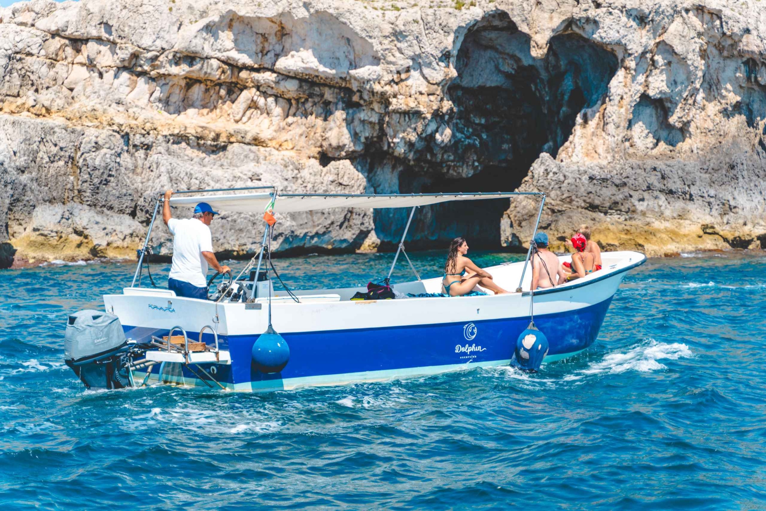 Сиракузы: частная экскурсия на лодке по Ортигии и морским пещерам