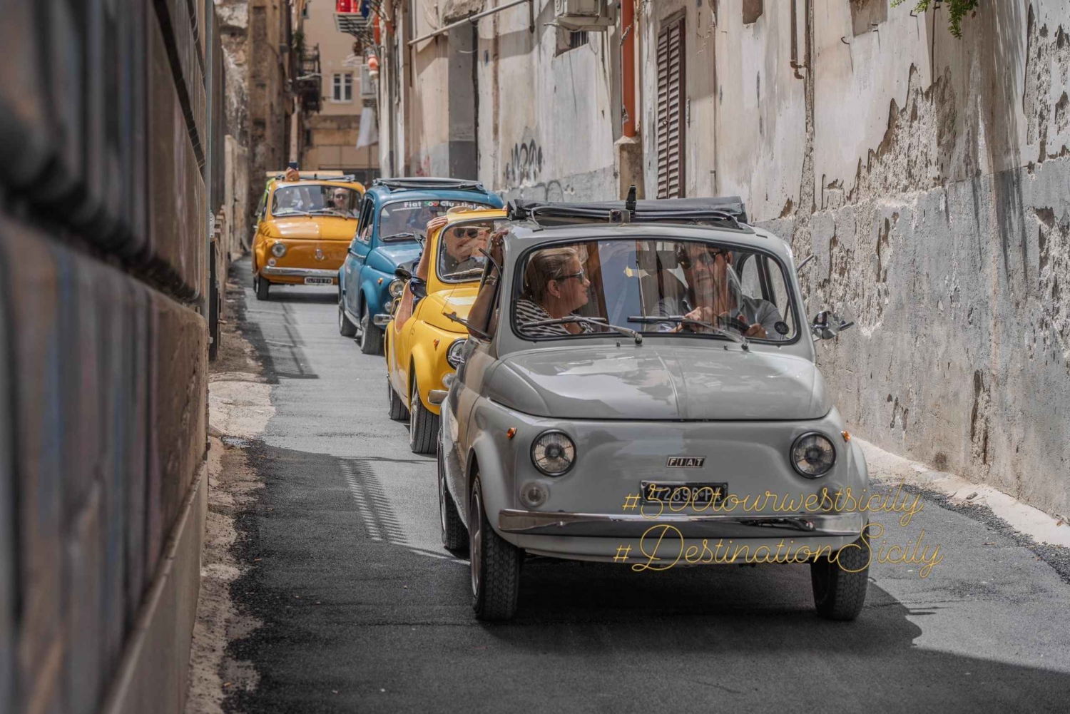 Siracusa: Vintage Fiat 500 Sightseeing Tour