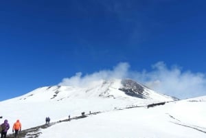 Taormina and Catania: Private guided Etna hike by cable car