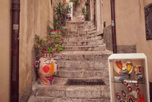 Passeio em terra a partir do porto de cruzeiros de Messina: Taormina e Castelmola