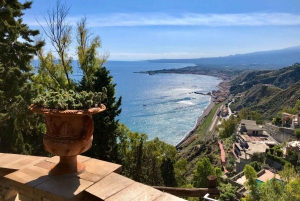 Passeio em terra a partir do porto de cruzeiros de Messina: Taormina e Castelmola