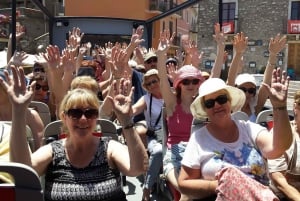 Taormina: CityBySee Hop-On Hop-Off - blå og røde linjer