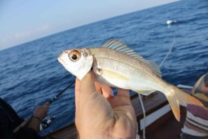 Taormina: Fiske fra båt ved solnedgang eller soloppgang