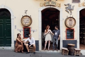 Taormina: wandeltocht met kleine groepen met eten en wijn