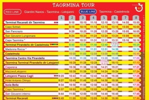 Taormina: tour in autobus hop-on hop-off