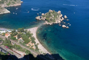 Taormina, Isola Bella strand och Messina tur. Avgång från Messina