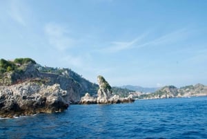 Taormina: Dolphin Tour and Sunset Aperitif Boat Tour