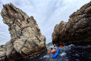 Taormina: Kajakkutflukt med guide til Isola Bella