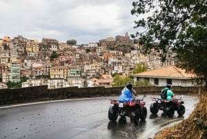 Taormina or Giardini Naxos: Off-Road ATV Tour of Mount Etna