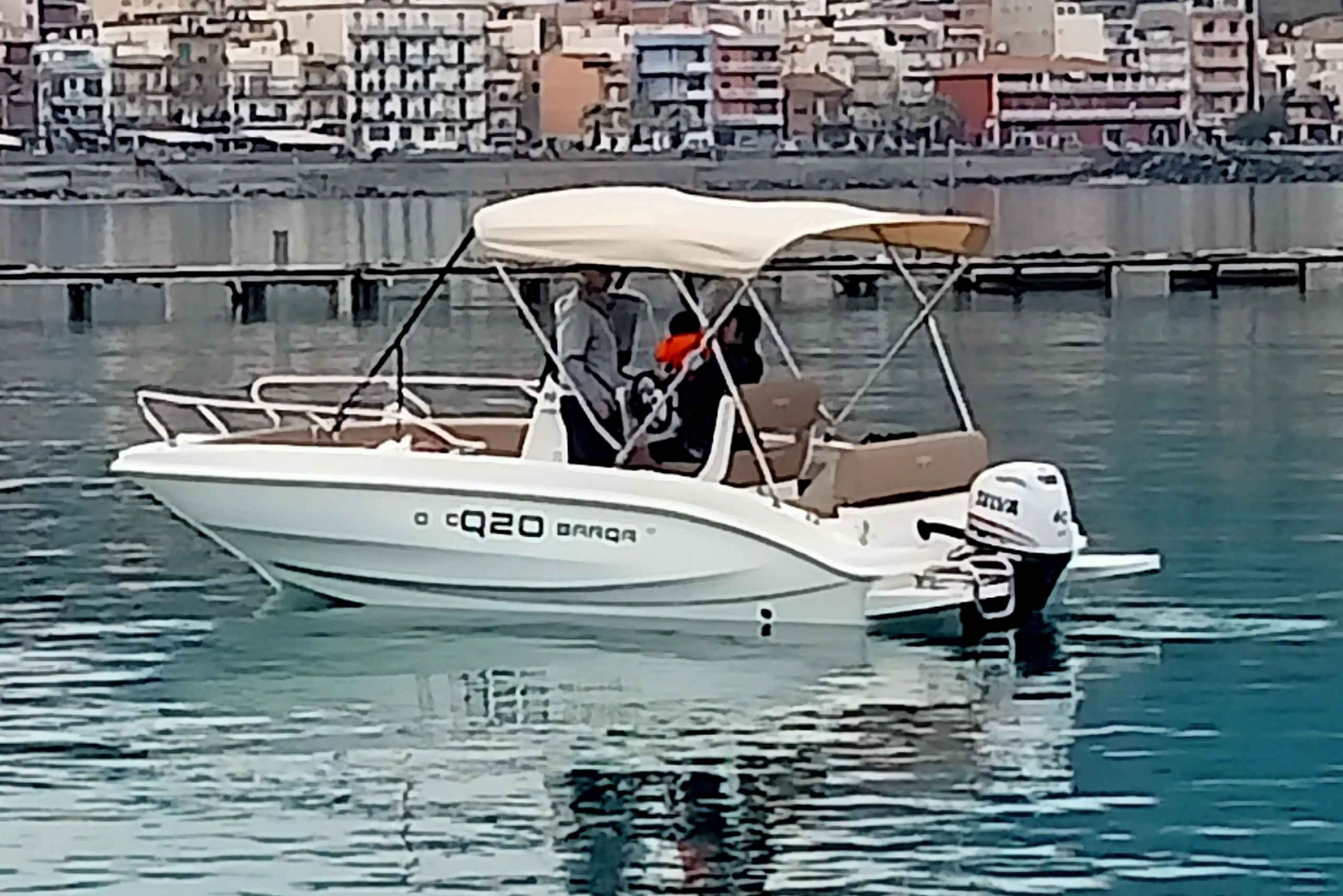 Taormine : visite privée en bateau rapide