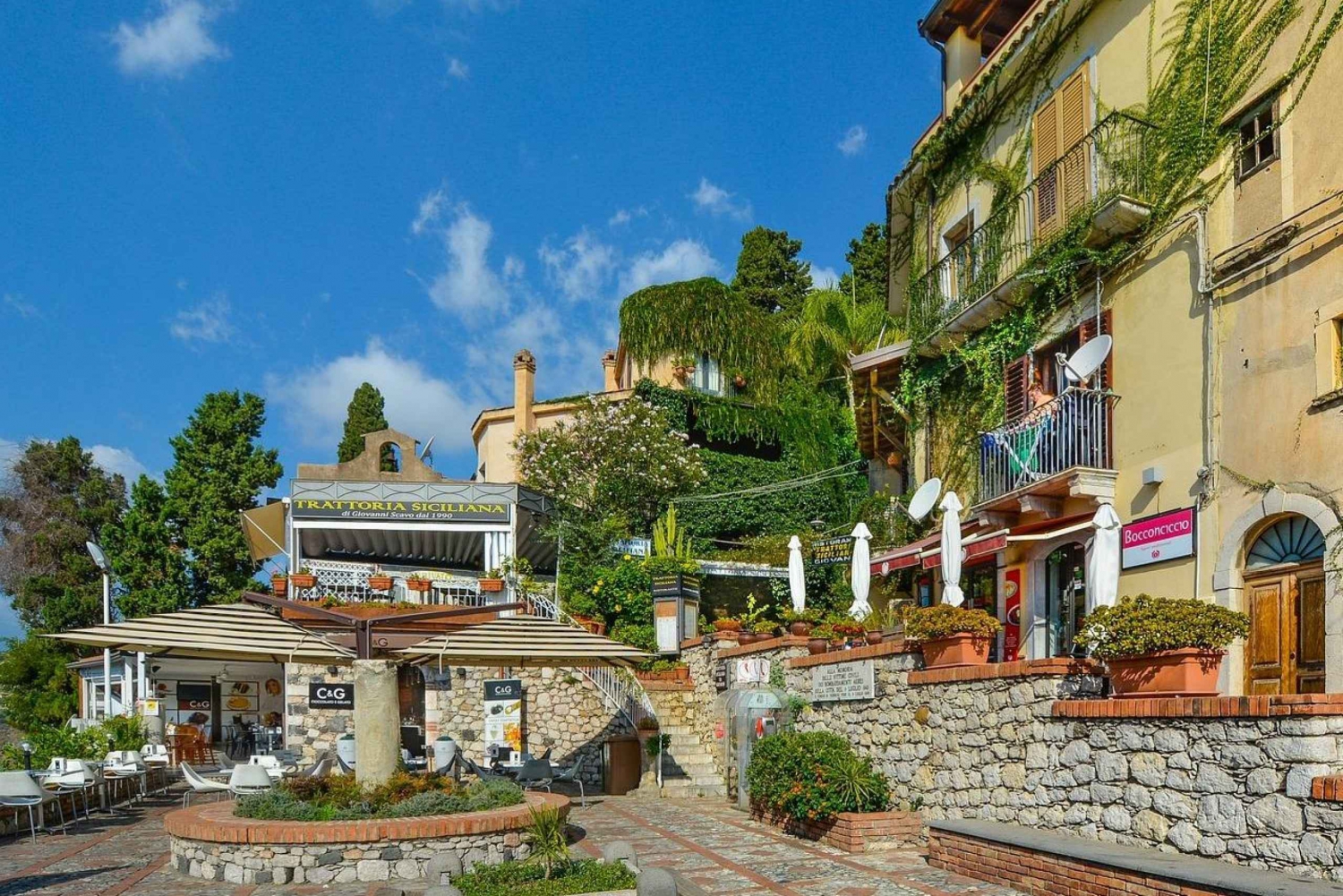 Taormina-Savoca (inspelningsplats för filmen ''Il Padrino'')