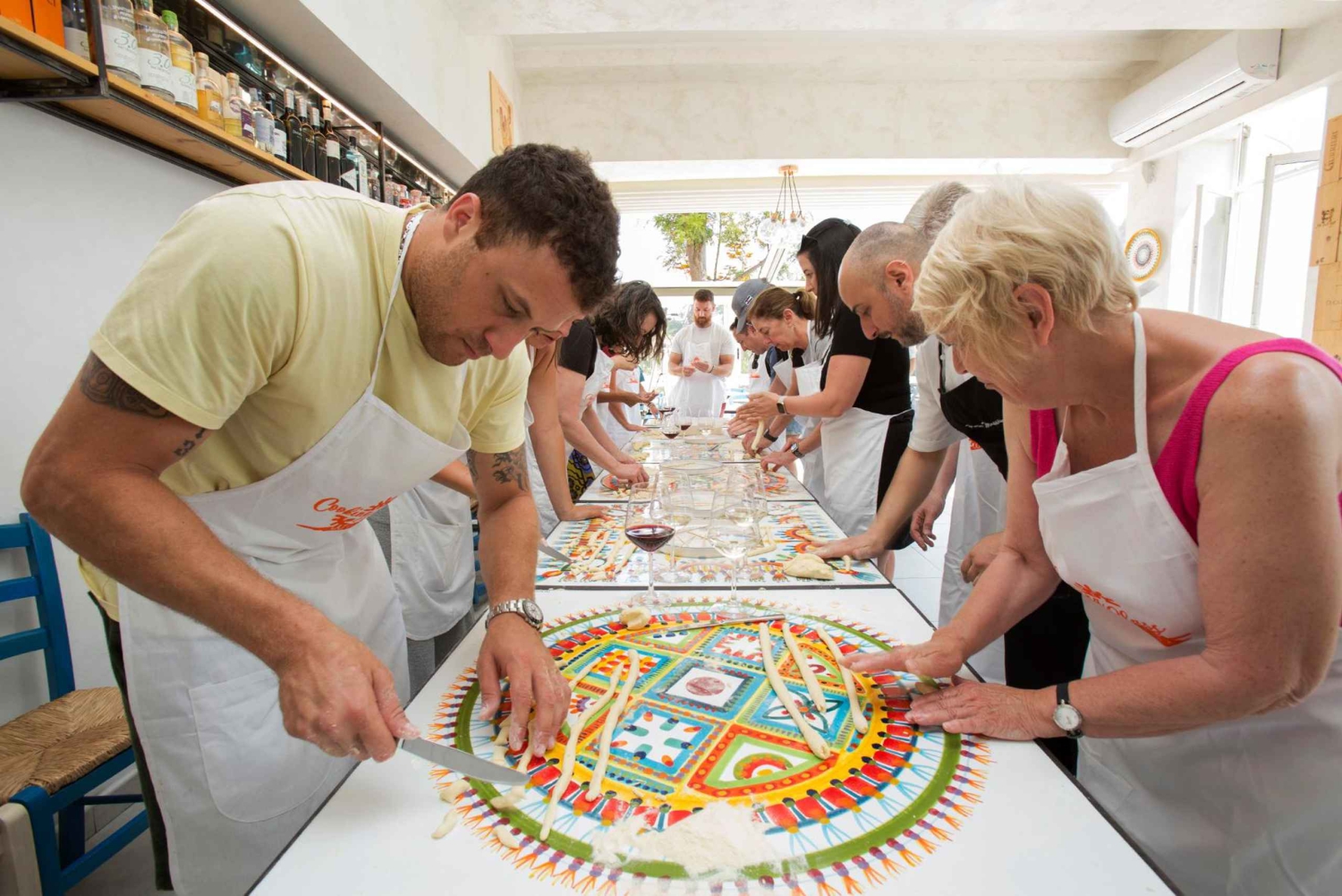Taormina Sicilian Cooking Class with visit to local market