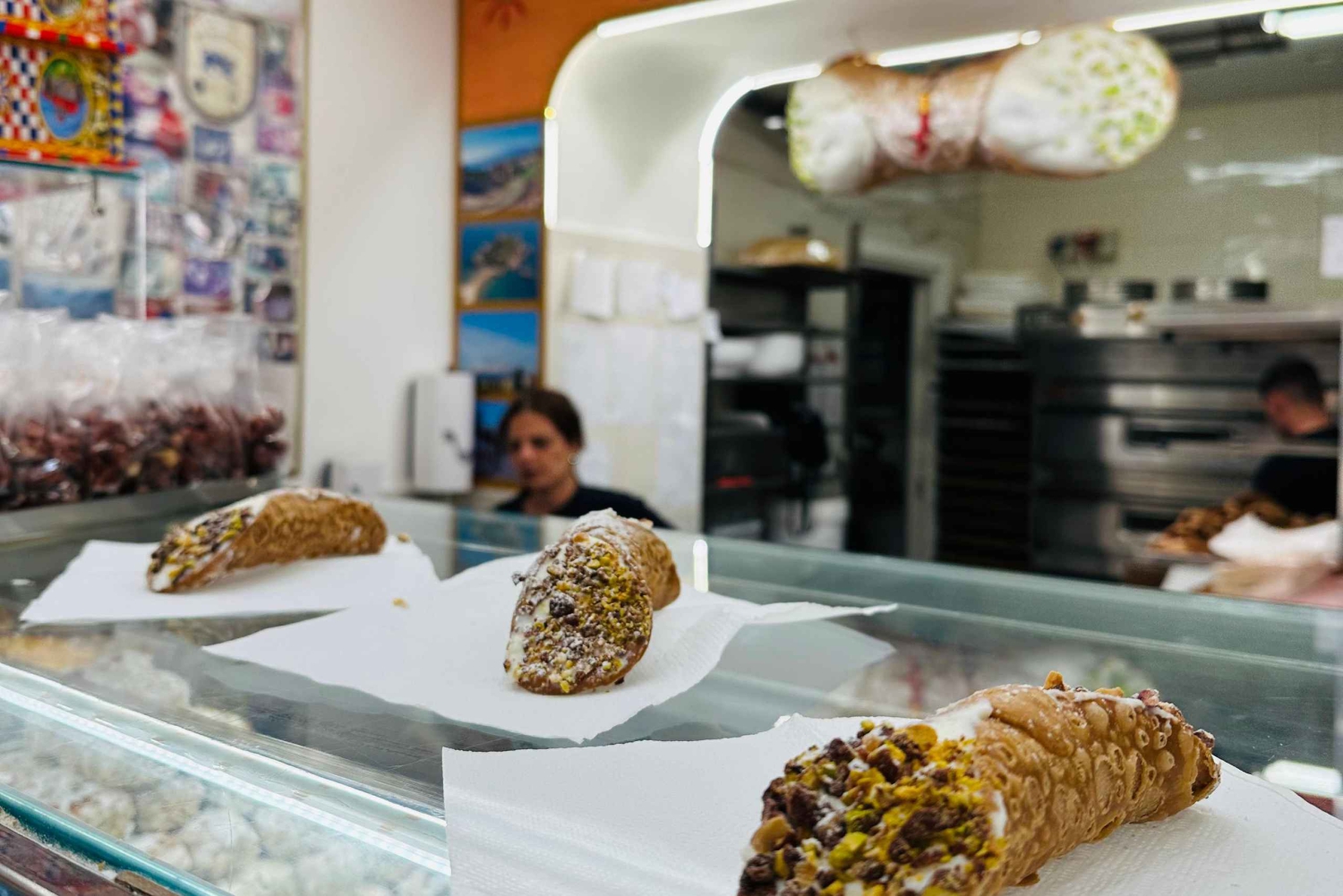 Taormina : visite culinaire à pied avec repas complet sicilien et boissons