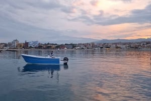 Taormine : sortie en bateau au coucher du soleil avec apéritif